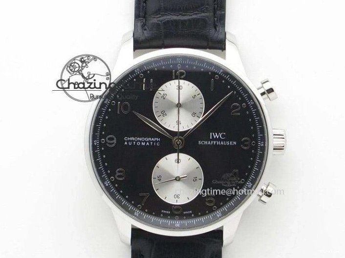 MIROTIME 0403 Portuguese Real PR IW500127 RG ZF 1:1 Best Edition Grey Red Dial On Brown Leather Strap A52010 V AllSeason 7331